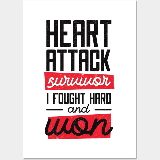 Heart Attack Survivor Wall Art by madeinchorley